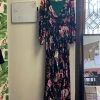 Pinup Girl Clothing Shop All In-Stock Items By Size OYS - Sample Faux Wrap Maxi Dress In Mixed Floral - L84