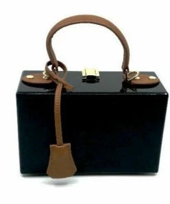 Sea Lily Eleanor Black Box Bag