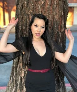 Rubber Ducky Final Sale - Mode Mini Dress In Black With Sheer Sleeves Shop All In-Stock Items By Size