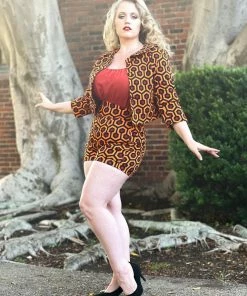 High Waisted Shorts In Hotel Hexagon Twill | Laura Byrnes Design What's New, Pussycat?