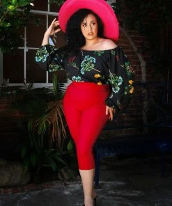 LBHM Final Sale - Sylvie Long Sleeve Peasant Top In Dark Floral Crepe | Laura Byrnes & Hope Morrison