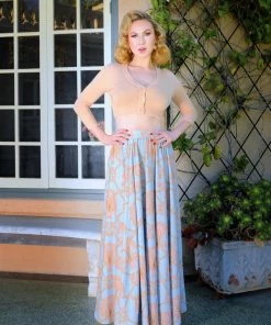 LBHM Final Sale - Amalie Ballerina Maxi Skirt In Take Me To Versailles | Laura Byrnes & Hope Morrison Shop All In-Stock Items By Size