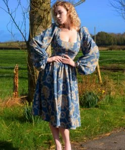 LBHM Amara Long Sleeved Swing Dress In Take Me To Galway Crepe | Laura Byrnes & Hope Johnstun What's New, Pussycat?