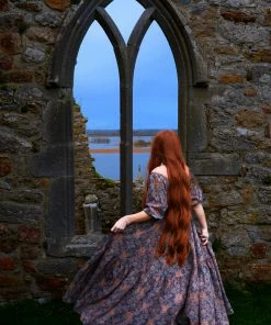 LBHM Molly Maxi Gown In Royal Woods Crepe | Laura Byrnes & Hope Johnstun