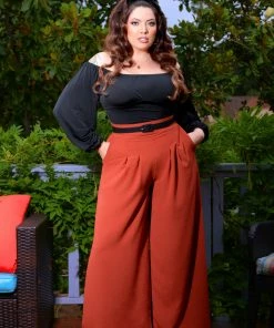 Dietrich Trousers In Spice 32" Inseam | Laura Byrnes Designs What's New, Pussycat?