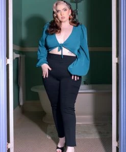 Eva Pants In Black Ponte | Laura Byrnes Design 17 Eva Pants In Black Ponte | Laura Byrnes Design