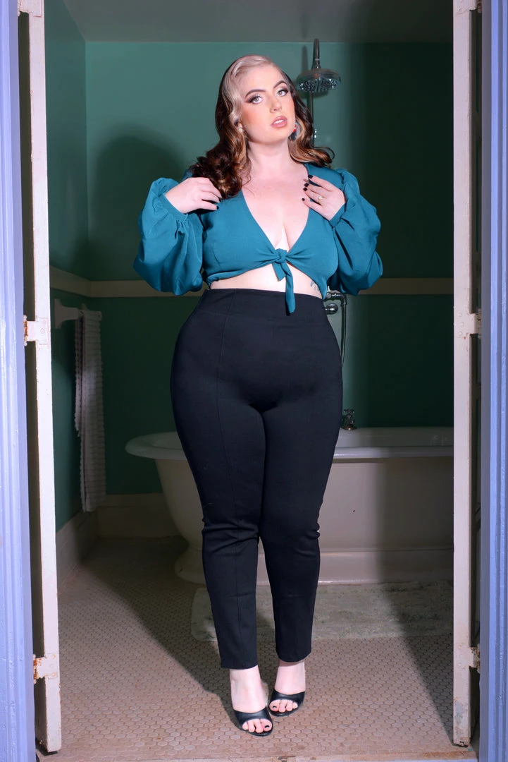 Eva Pants In Black Ponte | Laura Byrnes Design 4 Eva Pants In Black Ponte | Laura Byrnes Design