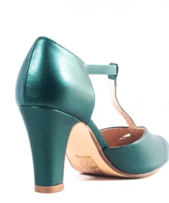 Chelsea Crew Good Witch Dancing Shoes In Metallic Green What's New, Pussycat?