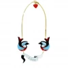 Gissa Bicalho What's New, Pussycat? Lovebirds Necklace In Acrylic