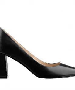 What's New, Pussycat? Angelique 60's Black Heel Pumps In Black Genuine Leather | Marc Fisher
