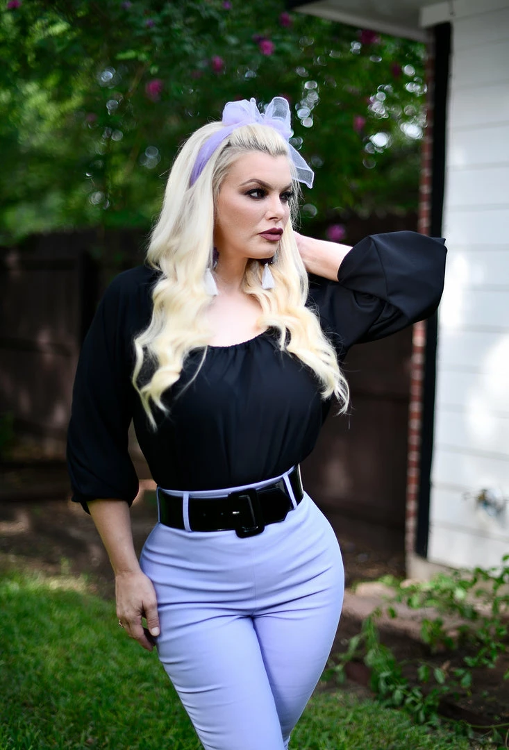 LB Sylvie Long Sleeve Flowy Peasant Top In Solid Black | Laura Byrnes 7 LB Sylvie Long Sleeve Flowy Peasant Top In Solid Black | Laura Byrnes