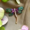 Alibaba What's New, Pussycat? Ombre Rhinestone Vintage Inspired Dragonfly Brooch 2 Alibaba What's New, Pussycat? Ombre Rhinestone Vintage Inspired Dragonfly Brooch