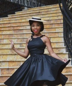 Final Sale - Pinup Couture Harley Dress In Black Shop All In-Stock Items By Size