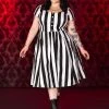 Final Sale - Diana Dress In Mark Stripe | Pinup Couture Shop All In-Stock Items By Size