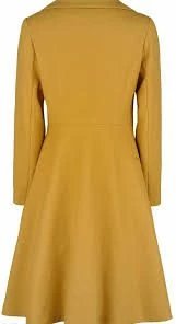 Final Sale - Nicole Coat In Mustard | Voodoo Vixen Shop All In-Stock Items By Size