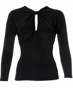 Malia Top In Black | Laura Byrnes Design