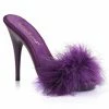 Pleaser Man Eater Mules In Purple