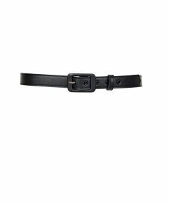 Couture For Every Body Shop All In-Stock Items By Size 1 Inch Grommet Belt In Black Faux Leather
