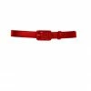 Couture For Every Body Shop All In-Stock Items By Size 1 Inch Grommet Belt In Red Faux Leather