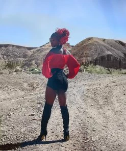 Shop All In-Stock Items By Size Allison Shorts In Black Bengaline | Traci Lords For Couture For Every Body