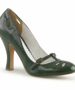 Pleaser Want To Be Loved By You Mary Jane Pump In Green