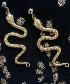 Qingdao Singsun Crafts Co - Alibaba Simonetta Snake Earrings In Gold What's New, Pussycat?