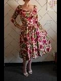 Pinupgirlclothing.com OYS S Margret Dress In Floral - L28