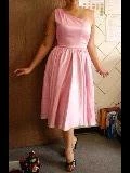 Pinupgirlclothing.com OYS S Vivienne Swing In Pink Satin - L31