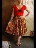 Pinupgirlclothing.com OYS S Petite Jenny In Tiger - L35 Shop All In-Stock Items By Size