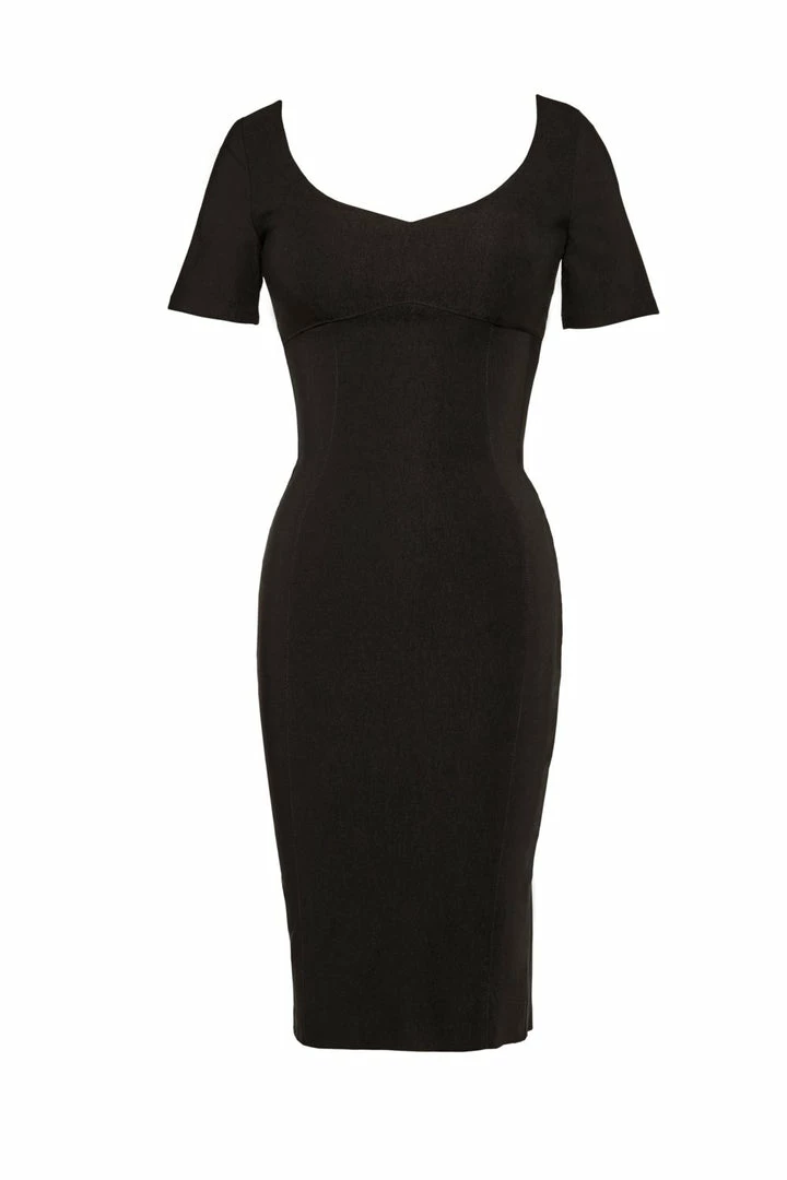 What's New, Pussycat? The Priscilla 60s Wiggle Dress In Black | Pinup Couture 20 What's New, Pussycat? The Priscilla 60s Wiggle Dress In Black | Pinup Couture