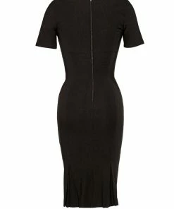 What's New, Pussycat? The Priscilla 60s Wiggle Dress In Black | Pinup Couture 39 What's New, Pussycat? The Priscilla 60s Wiggle Dress In Black | Pinup Couture