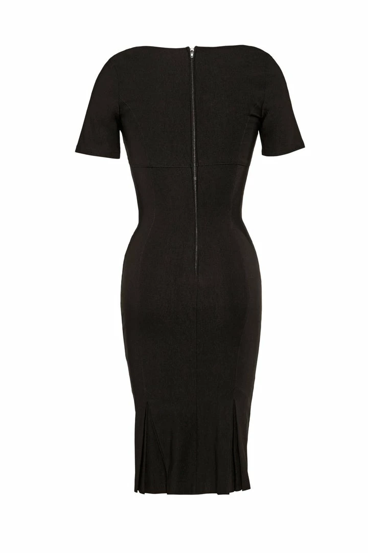 What's New, Pussycat? The Priscilla 60s Wiggle Dress In Black | Pinup Couture 21 What's New, Pussycat? The Priscilla 60s Wiggle Dress In Black | Pinup Couture