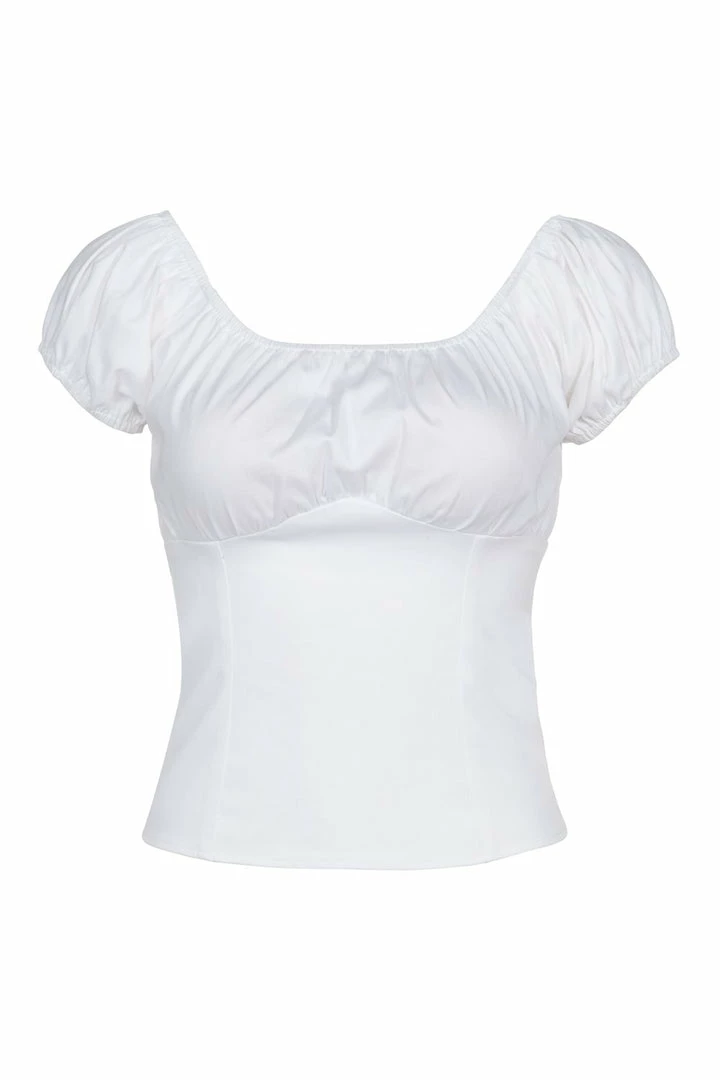 The Perfect Vintage Peasant Top In White | Pinup Couture Shop All In-Stock Items By Size 22 The Perfect Vintage Peasant Top In White | Pinup Couture Shop All In-Stock Items By Size