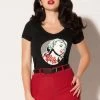 Traci Lords For Couture For Every Body Final Sale - Women's What Would Wanda Do? T-Shirt In Black By Traci Lords