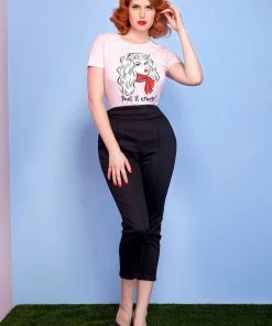 Traci Lords For Couture For Every Body Final Sale - Women's Beat It Creep T-shirt In Pink By Traci Lords