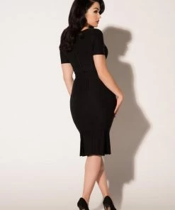 What's New, Pussycat? The Priscilla 60s Wiggle Dress In Black | Pinup Couture 33 What's New, Pussycat? The Priscilla 60s Wiggle Dress In Black | Pinup Couture