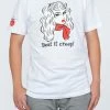 Traci Lords For Couture For Every Body Final Sale - Mens Beat It Creep T-shirt In White By Traci Lords Shop All In-Stock Items By Size 1 Traci Lords For Couture For Every Body Final Sale - Mens Beat It Creep T-shirt In White By Traci Lords Shop All In-Stock Items By Size