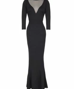 Theodora Gown In Black Ponte De Roma | Deadly Dames What's New, Pussycat? 28 Theodora Gown In Black Ponte De Roma | Deadly Dames What's New, Pussycat?