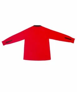 Pinup Couture OYS - Couture For Every Body Men's New Yorker Shirt In Red With Black Contrast