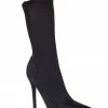 Pinup Girl Clothing Final Sale - Night Owl Mid Ankle Boot In Black Shop All In-Stock Items By Size