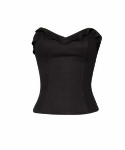 Final Sale - Matador Bustier In Black | Pinup Couture