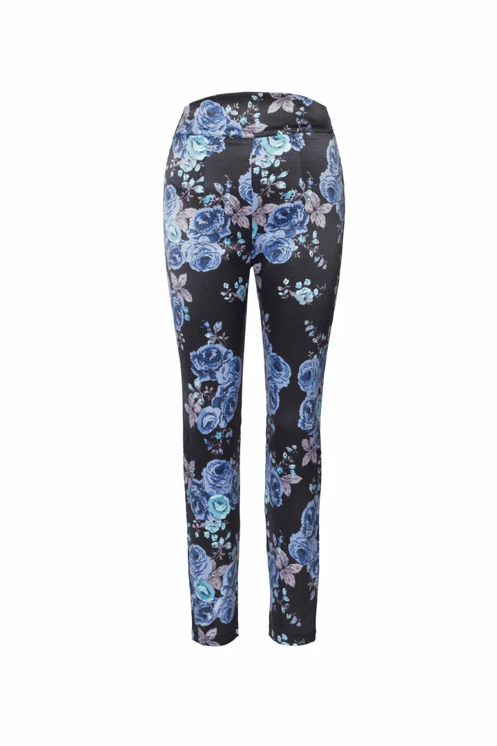 Final Sale - LB Trousers In Blue Roses | Laura Byrnes Design Shop All In-Stock Items By Size 3 Final Sale - LB Trousers In Blue Roses | Laura Byrnes Design Shop All In-Stock Items By Size