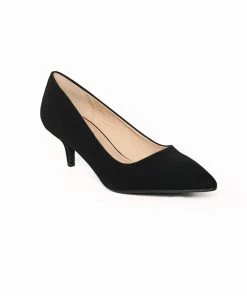 Vendor-unknown OYS - 6 - Final Sale - Comfortably Chic Faux Suede Pump In Black Shop All In-Stock Items By Size