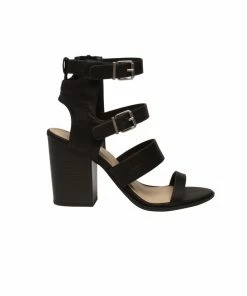 Pinup Girl Clothing Sharee Block Heel Sandal In Black Shop All In-Stock Items By Size