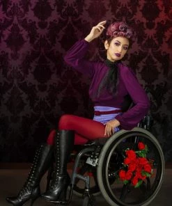 Couture For Every Body 3/4 Inch Grommet Belt In Wine Sateen Shop All In-Stock Items By Size