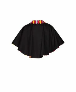 OYS Magically Made For Couture For Every Body Celestina Reversible Capelet In Black And Red House Harlequin Shop All In-Stock Items By Size