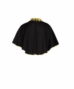 OYS Magically Made For Couture For Every Body Celestina Reversible Capelet In Black And Yellow House Harlequin Shop All In-Stock Items By Size