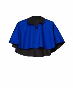 OYS Magically Made For Couture For Every Body Celestina Reversible Capelet In Black And Blue Shop All In-Stock Items By Size