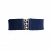 Malco Modes Lock It In Vintage Inspired Stretch Belt In Navy Shop All In-Stock Items By Size