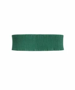 Malco Modes Lock It In Vintage Inspired Stretch Belt In Emerald Green